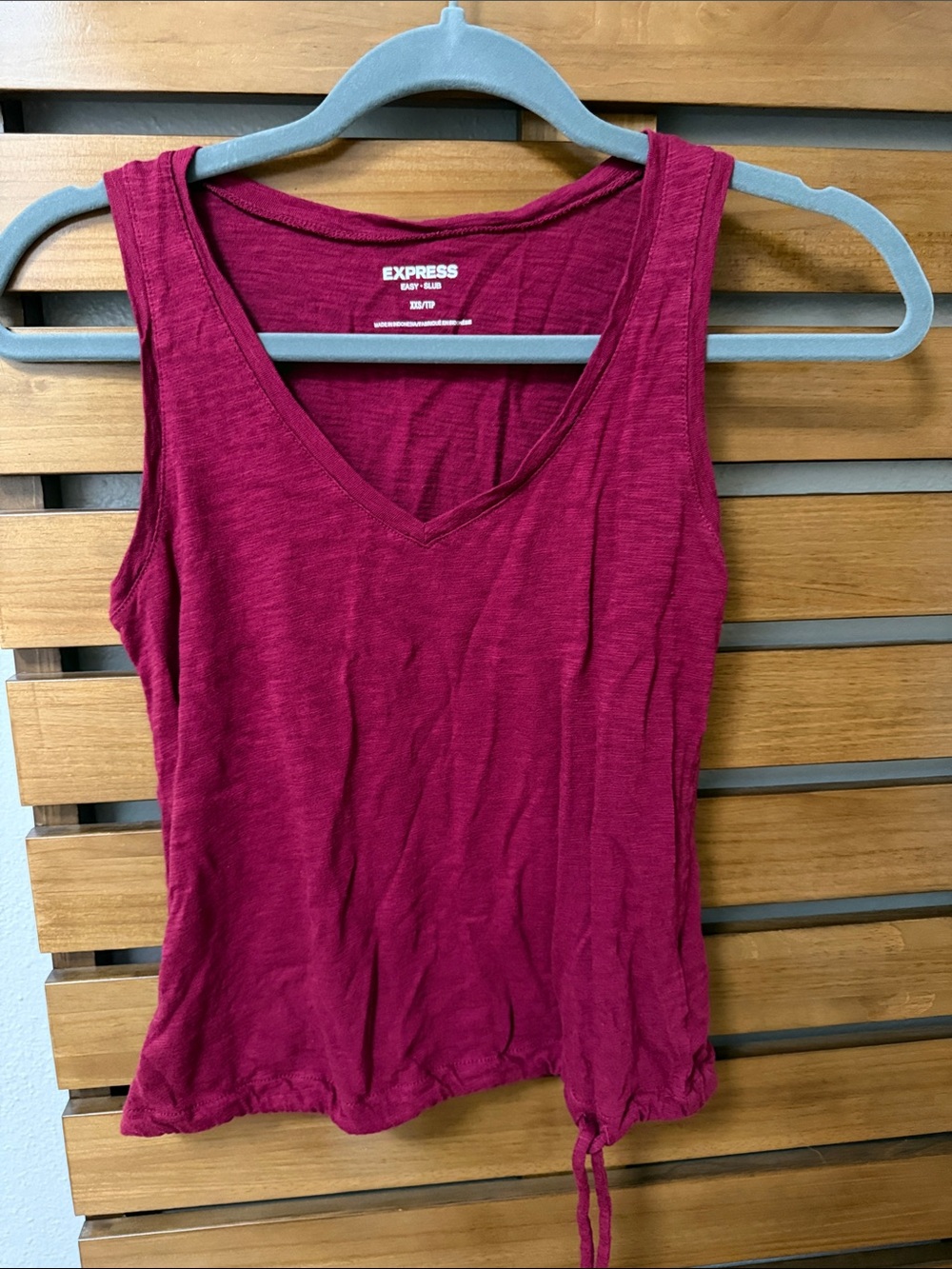 Express Easy Slub Tank Top XXS